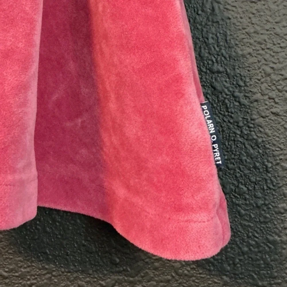 Polarn O Pyret‎ Baby Velour Dress 1.5-2 Years Pink Long Sleeve Nordic Minimalist